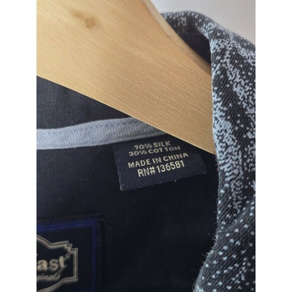 Nat Nast Men's Neat Traditional Fit Print Shirt Silk Blend Size XL - Picture 4 of 11